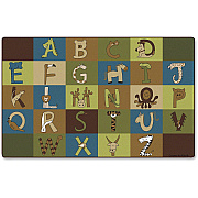 Carpets for Kids Premium A-Z Animals Nature 12' Area Rug (55762)