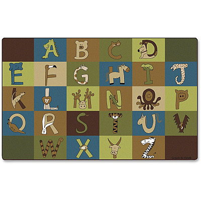 Carpets for Kids Premium A-Z Animals Nature 12' Area Rug (55762)