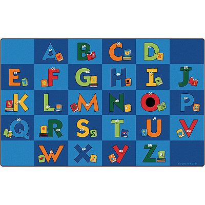 Carpets for Kids Premium Reading Letters Library Rug (6234)