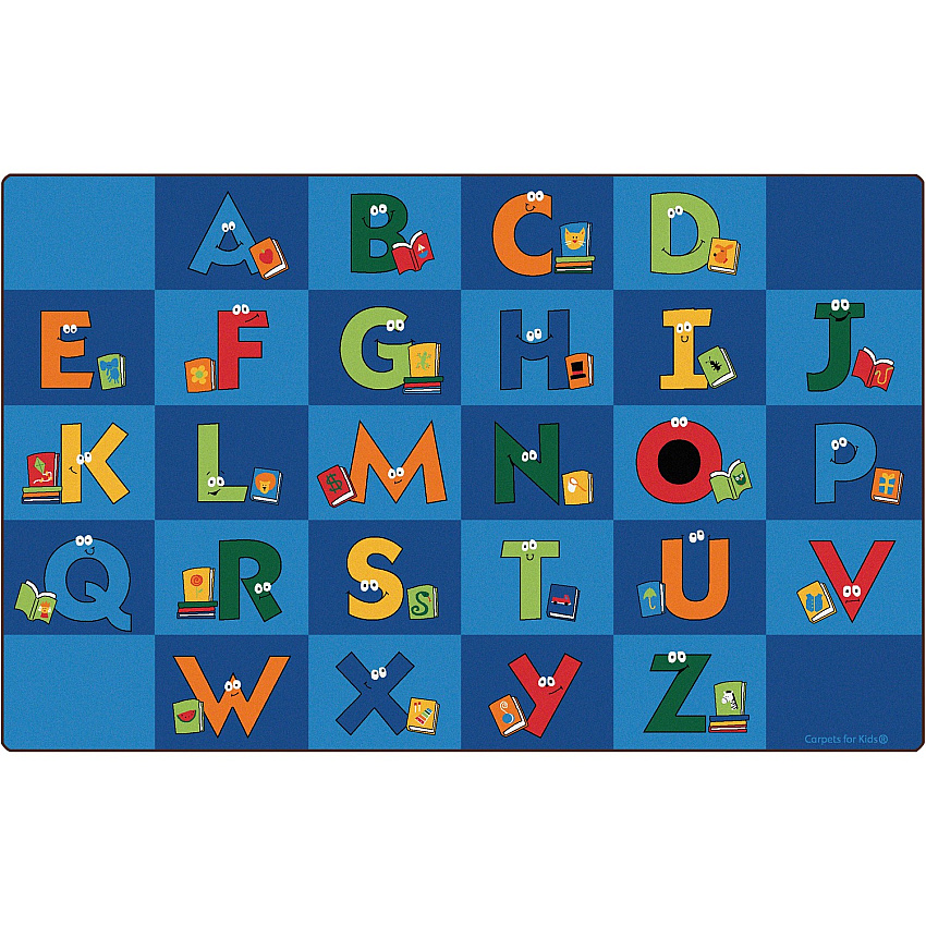 Carpets for Kids Premium Reading Letters Library Rug (6234)