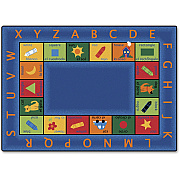 Carpets for Kids Premium Bilingual Colorful Rectangle Rug (9512)