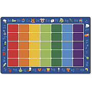 Carpets for Kids Premium Fun With Phonics Rectangle Rug (9612)