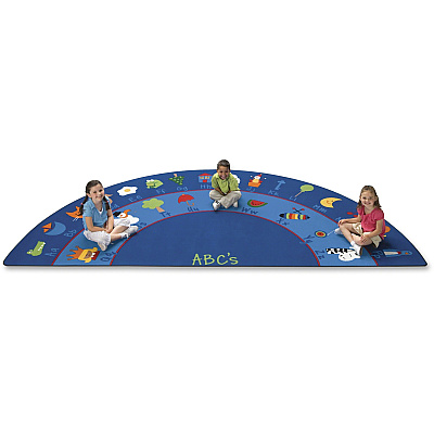 Carpets for Kids Fun With Phonics Semi-circle Rug (9634)