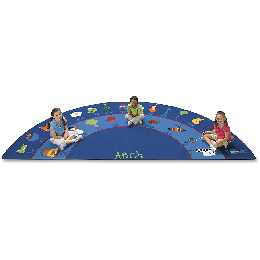 Carpets for Kids Fun With Phonics Semi-circle Rug (9634)