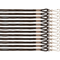Champion Sports Heavy-duty Nylon Lanyard (CSI126BLK)