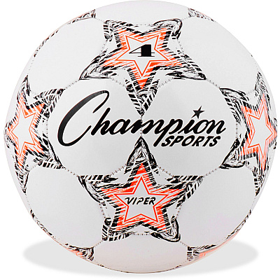 Champion Sports Viper Soccer Ball Size 4 (CSIVIPER4)
