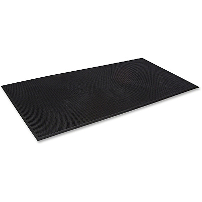 Crown Mat-A-Dor Rubber Fingertip Scraper Mat (CWNMASR42BK)