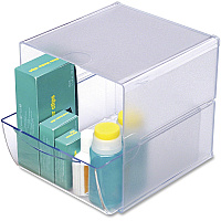 deflecto Stackable Cube Organizer (DEF350801)