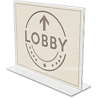 deflecto Anti-Glare Double-sided Sign Holder (DEF879301)