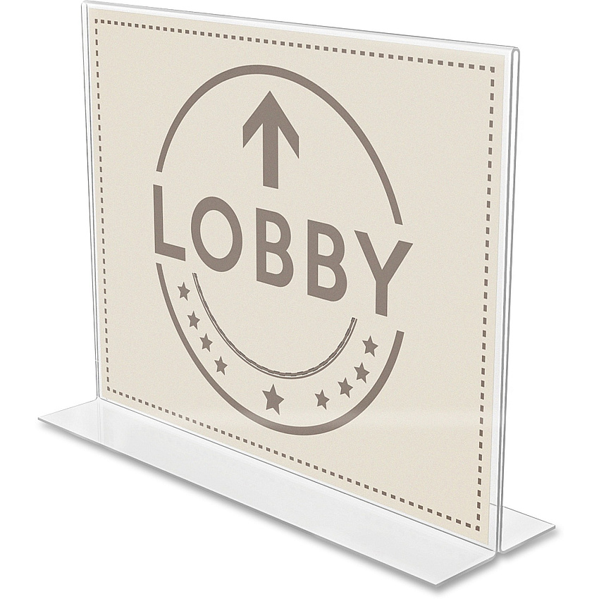 deflecto Anti-Glare Double-sided Sign Holder (DEF879301)