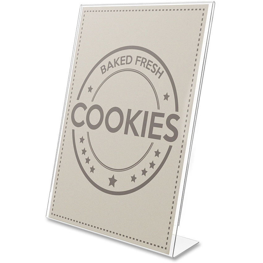 deflecto Anti-Glare Slanted Sign Holder (DEF879701)