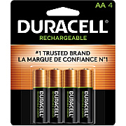 Duracell StayCharged AA Rechargeable Batteries (DURNLAA4BCD)