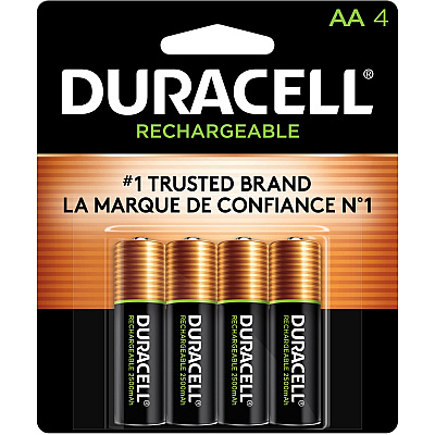 Duracell StayCharged AA Rechargeable Batteries (DURNLAA4BCD)
