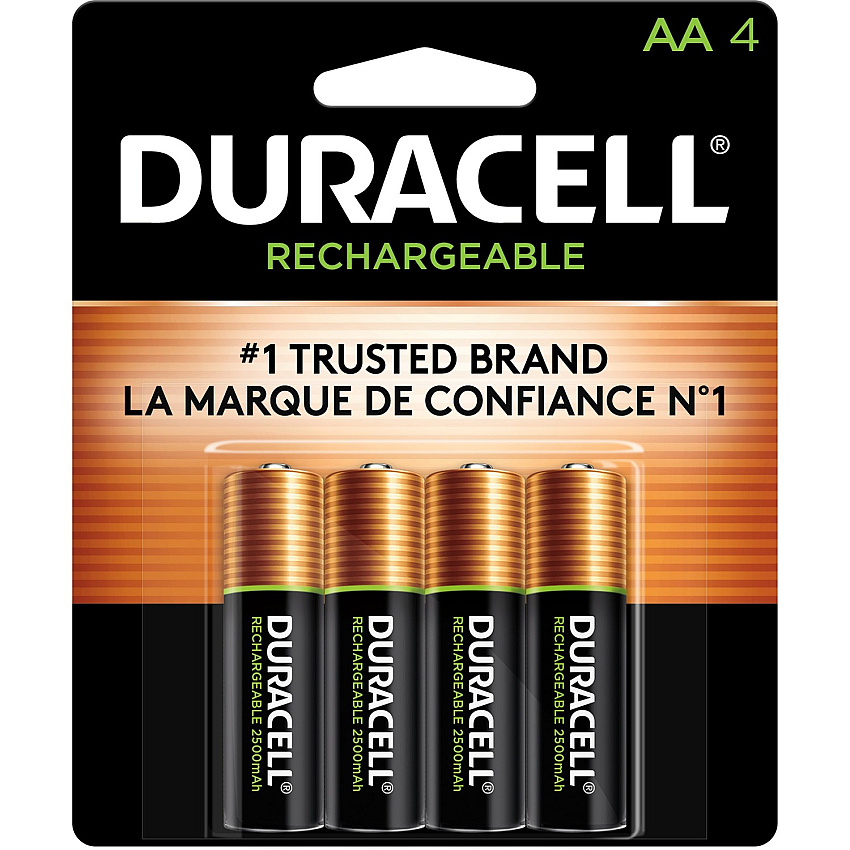 Duracell StayCharged AA Rechargeable Batteries (DURNLAA4BCD)