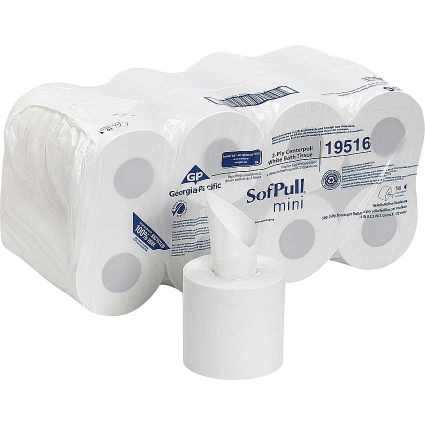 SofPull Centerpull Mini Toilet Paper (GPC19516)