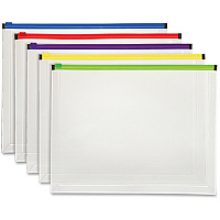 Pendaflex Color Zipper Poly Envelopes (PFX85292)