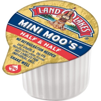 International Delight Land O Lakes Mini Moo's Half & Half Cream Singles (100718)