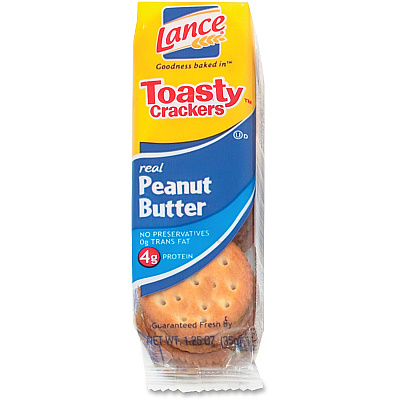 Lance Toasty Peanut Butter Cracker Sandwiches Packs (LNESN40654)