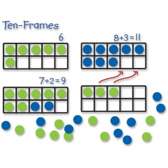 Learning Resources Giant Magnetic Ten-frame Set (LER6644)