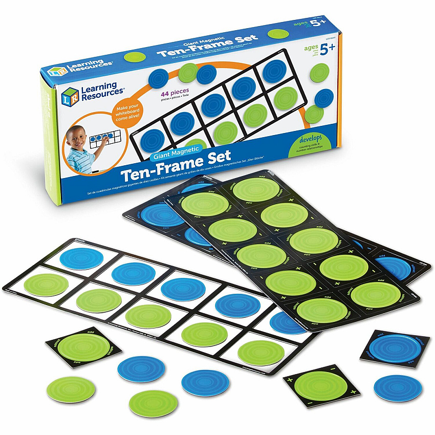 Learning Resources Giant Magnetic Ten-frame Set (LRNLER6644)
