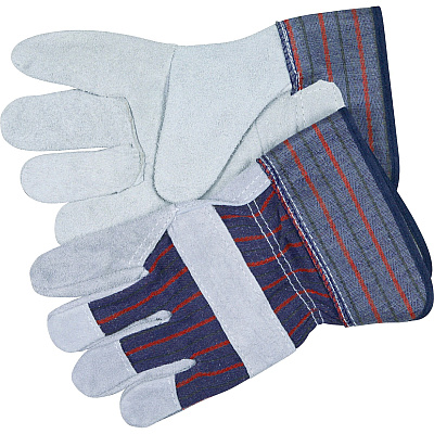 MCR Safety Leather Palm Economy Safety Gloves (MCSCRW12010L)