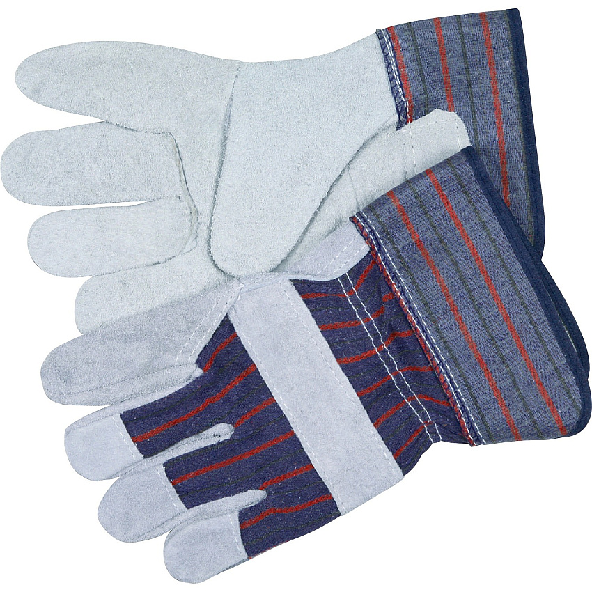 MCR Safety Leather Palm Economy Safety Gloves (MCSCRW12010L)