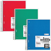 Mead 5-subject Spiral Notebook (MEA05682)