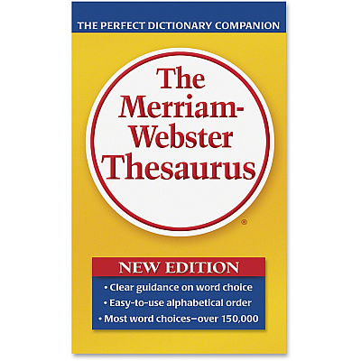 Merriam Webster Merriam Webster Paperback Thesaurus Printed Book (MER850)