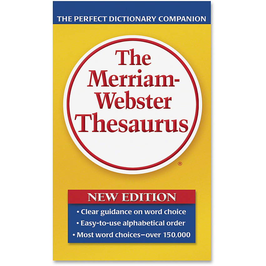Merriam Webster Merriam Webster Paperback Thesaurus Printed Book (MER850)