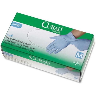 Curad Powder-free Nitrile Disposable Exam Gloves (CUR9315)