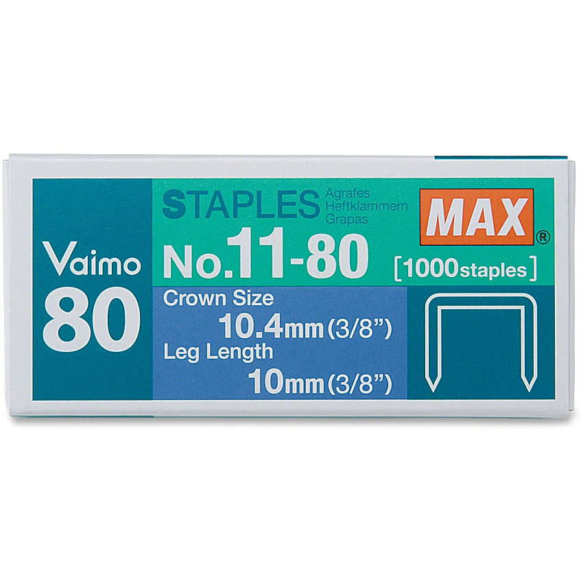 MAX Vaimo 80 Stapler Replacement Staples (MXBNO1180)