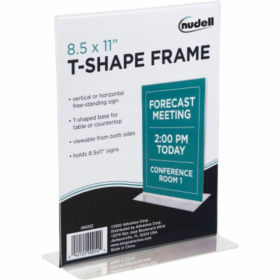 NuDell NuDell Freestanding T-shaped Sign Holder (38020Z)