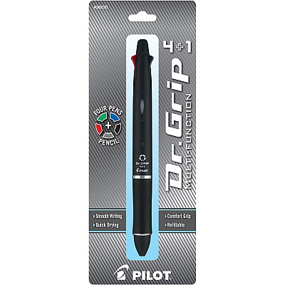 Pilot Dr. Grip Multi 4Plus1 Retractable Pen/Pencil (PIL36220)