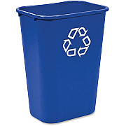 Rubbermaid Commercial Large Recycling Wastebasket (RCP295773BLUE)