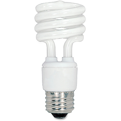 Satco 13-watt Fluorescent T2 Spiral CFL Bulb (SDNS6235)