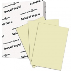 Springhill 8.5x11 Inkjet, Laser Printable Multipurpose Card Stock - Ivory - Recycled (056100)