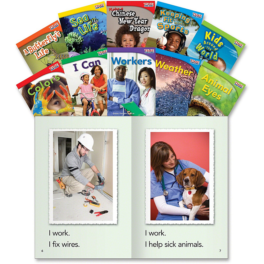 Shell Education TFK Emergent 1st-Grade 10-Book Set 2 Printed Book (16097)