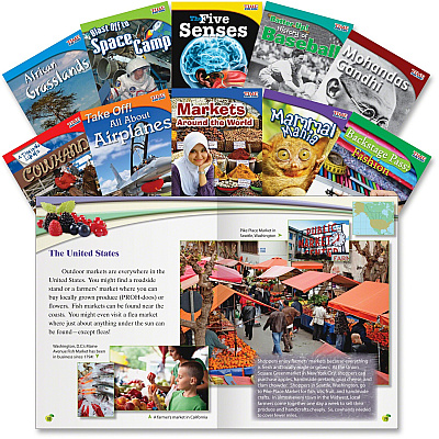 Shell Education TFK Fluent 3rd-grade 10-Book Set 1 Printed Book (16107)
