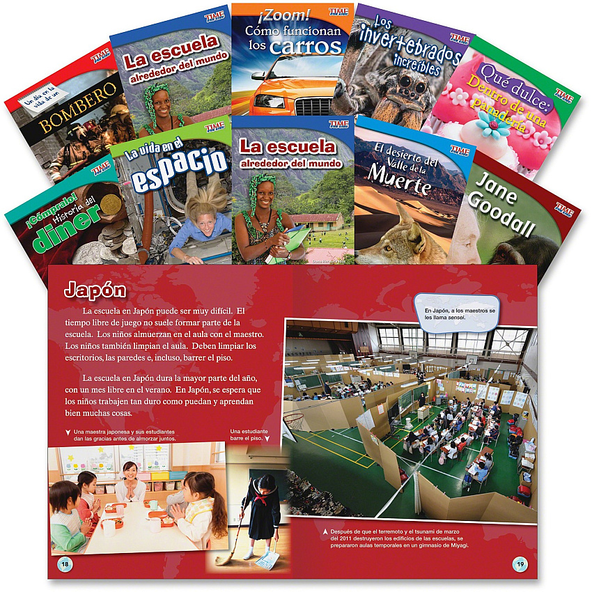Shell Education TFK Fluent Spanish 3rd-Grade Book Set 3 Printed Book (16112)