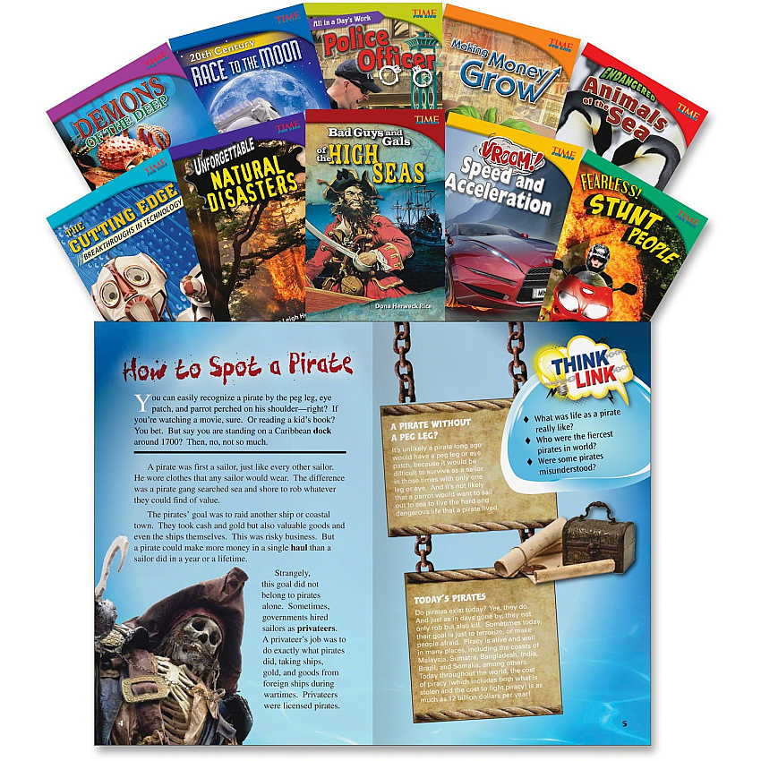 Shell Education TFK Challenging 5th-Grade Book Set 1 Printed Book (18253)