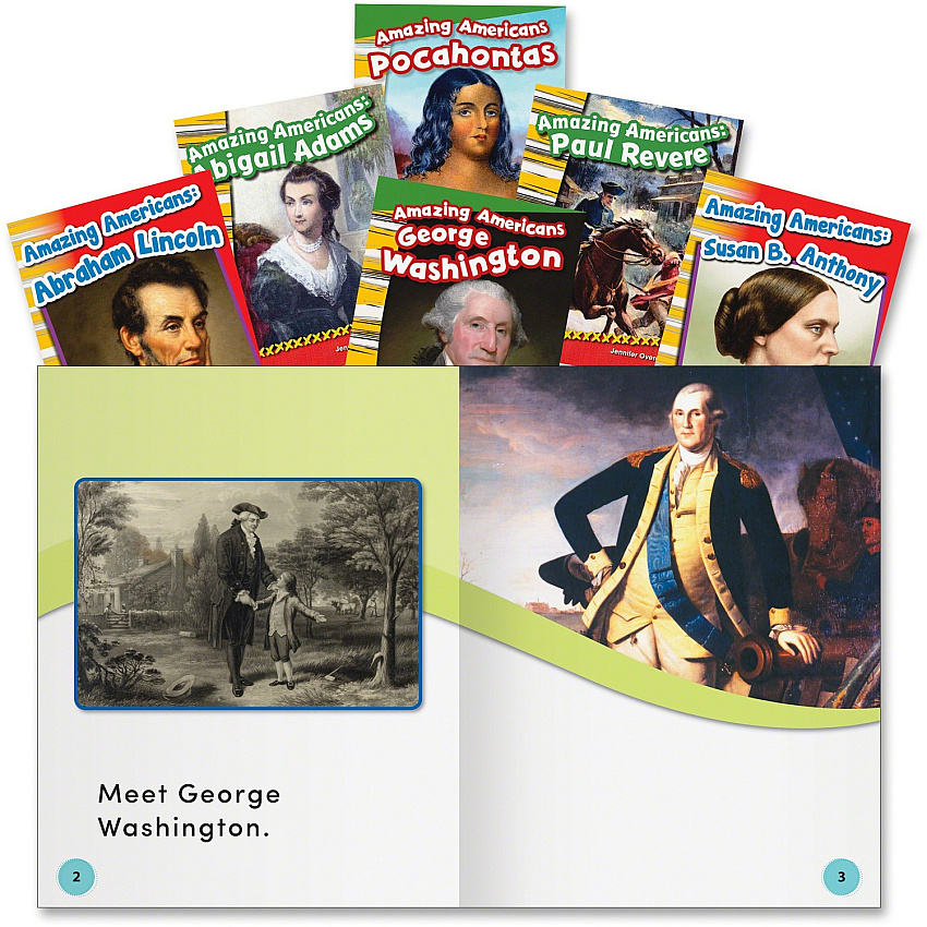 Shell Education Education Amazing Americans Book Set Printed Book (20602)
