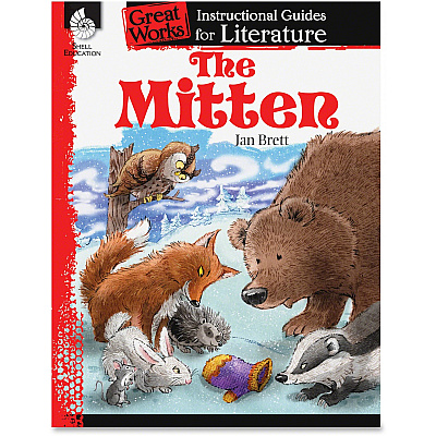 Shell Education Education The Mitten Instructional Guide Printed Book by Jan Brett (40004)