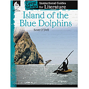 Shell Education Island of the Blue Dolphins Literature Guide Printed Book by Scott O'Dell (40208)