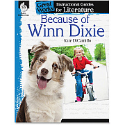Shell Education Because of Winn Dixie Guide Book Printed Book by Kate DiCamillo (40218)