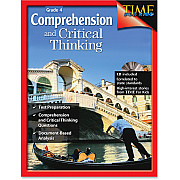 Shell Education Grade 4 Comprehension/Critical Thinking Book Printed/Electronic Book by Greathouse Lisa. (50244)