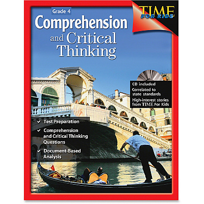 Shell Education Grade 4 Comprehension/Critical Thinking Book Printed/Electronic Book by Greathouse Lisa. (50244)
