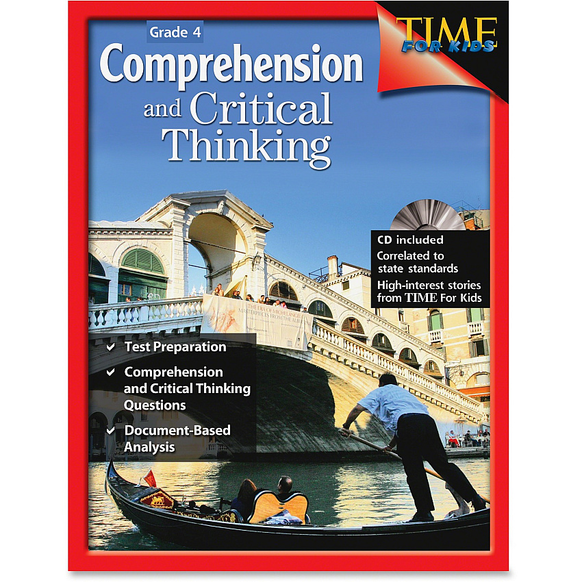 Shell Education Grade 4 Comprehension/Critical Thinking Book Printed/Electronic Book by Greathouse Lisa. (50244)