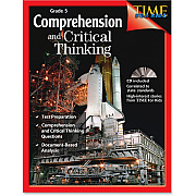 Shell Education Grade 5 Comprehension/Critical Thinking Book Printed/Electronic Book (50245)