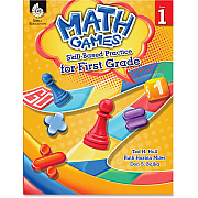 Shell Education Grade 1 Math Games Skills-Based Practice Book by Ted H. Hull, Ruth Harbin Miles, Don S. Balka Printed Book by Ted H. Hull, Ruth Harbin Miles, Don S. Balka (51288)