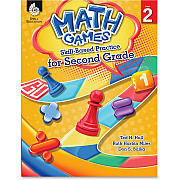 Shell Education Grade 2 Math Games Skills-Based Practice Book by Ted H. Hull, Ruth Harbin Miles, Don S. Balka Printed Book by Ted H. Hull, Ruth Harbin Miles, Don S. Balka (51289)